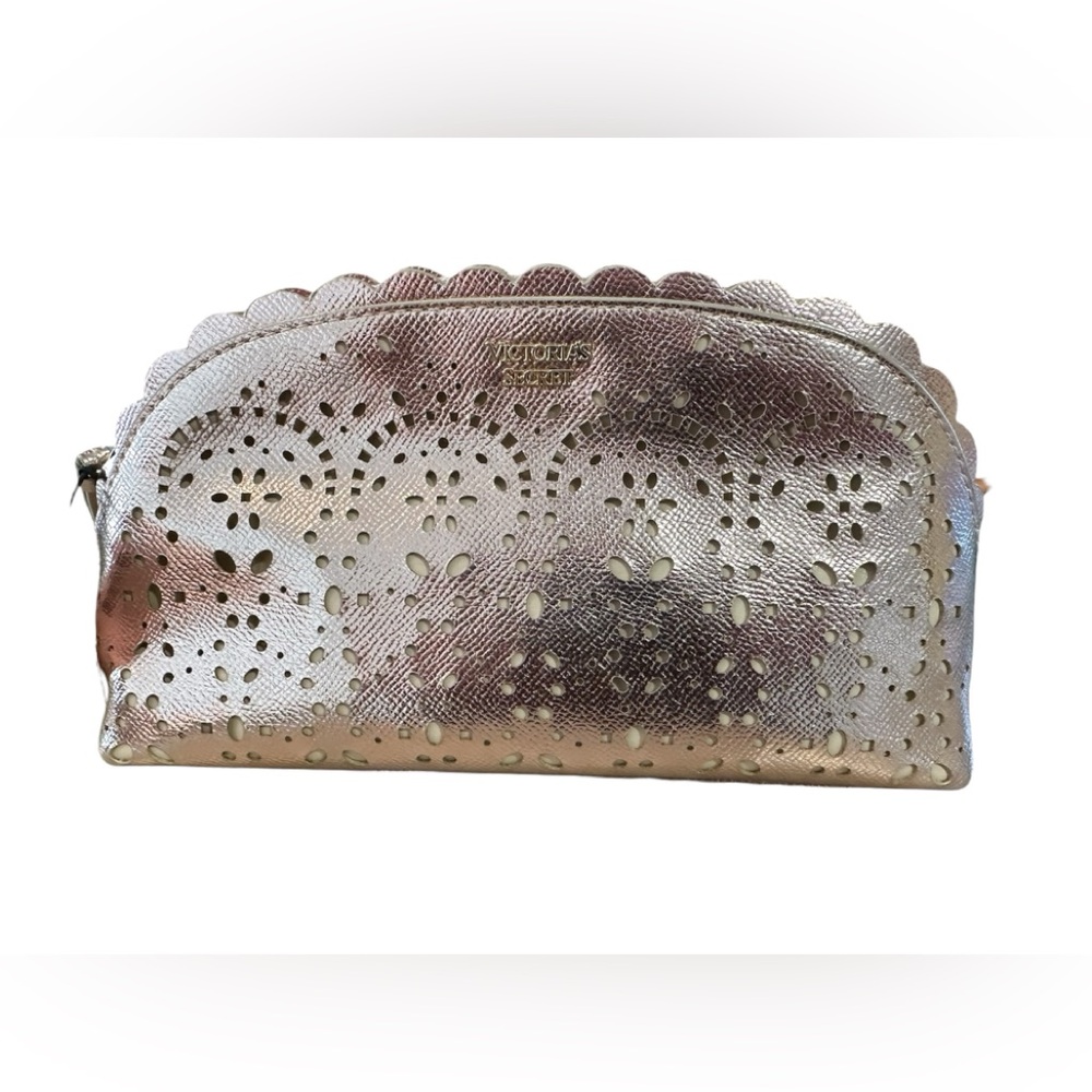 Victoria's Secret Gold Laser-Cut Clutch